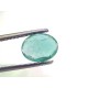 1.68 Ct GII Certified Untreated Natural Zambian Emerald Gemstone