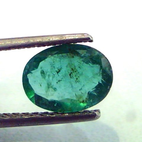 1.72 Ct Unheated Untreated Natural Zambian Emerald Gemstone