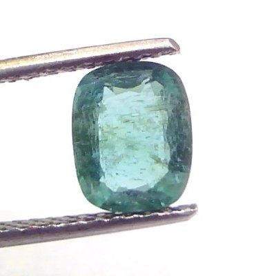 1.72 Ct Untreated Natural Zambian Emerald Gemstone Panna Gems
