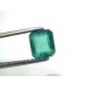 1.70 Ct GII Certified Untreated Natural Zambian Emerald Gemstone
