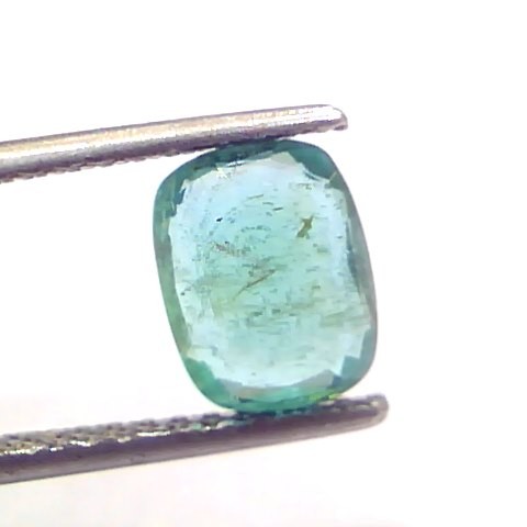 1.72 Ct Untreated Natural Zambian Emerald Gemstone Panna Gems