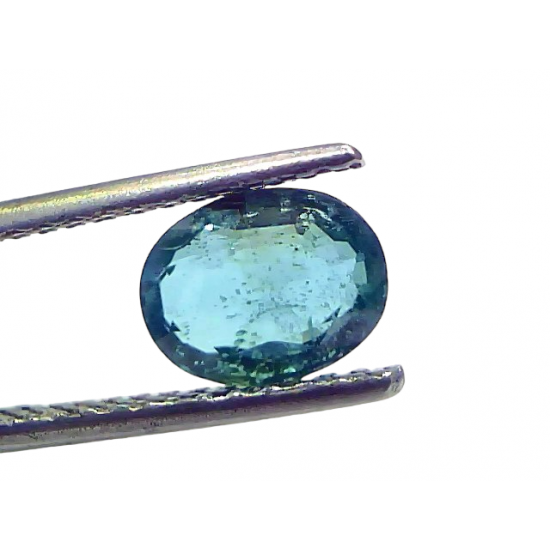 1.73 Ct Certified Untreated Natural Zambian Emerald Gemstone Panna