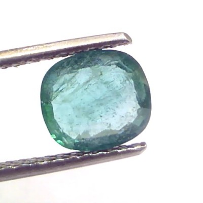 1.71 Ct Untreated Natural Zambian Emerald Gemstone Panna Gems