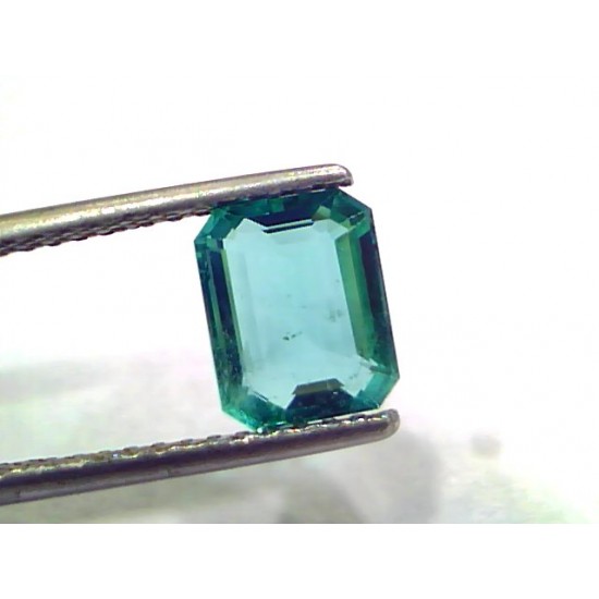 1.72 Ct GII Certified Untreated Natural Zambian Emerald Gemstone AAAAA