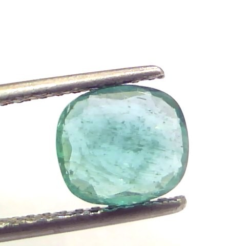 1.71 Ct Untreated Natural Zambian Emerald Gemstone Panna Gems