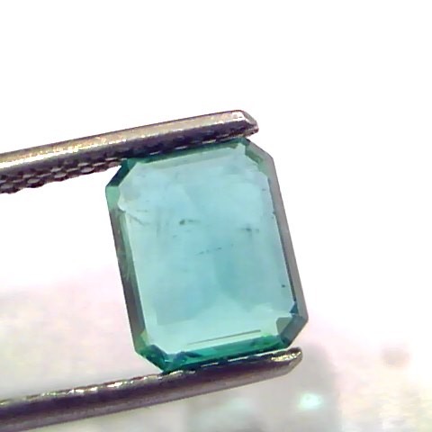1.72 Ct GII Certified Untreated Natural Zambian Emerald Gemstone AAAAA