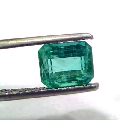 1.74 Ct Untreated Natural Zambian Emerald Gemstone Panna Gems AAAAA