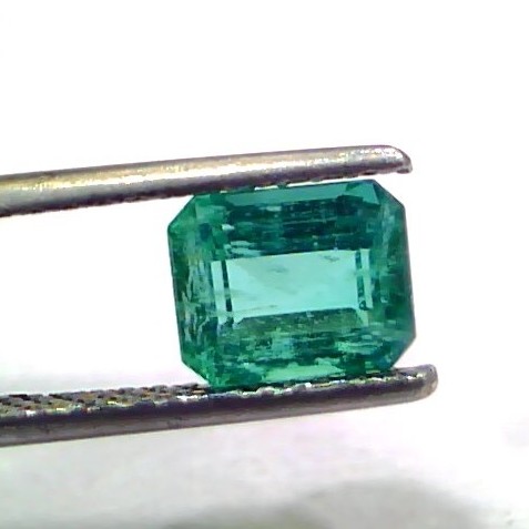1.74 Ct Untreated Natural Zambian Emerald Gemstone Panna Gems AAAAA