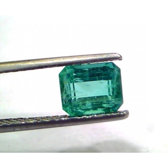 1.74 Ct Untreated Natural Zambian Emerald Gemstone Panna Gems AAAAA