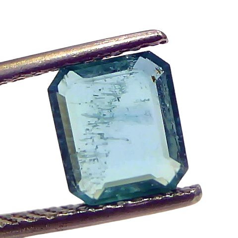 1.75 Ct GII Certified Untreated Natural Zambian Emerald Gemstone Panna 1.75 Ct GII Certified Untreated Natural Zambian Emerald Gemstone Panna