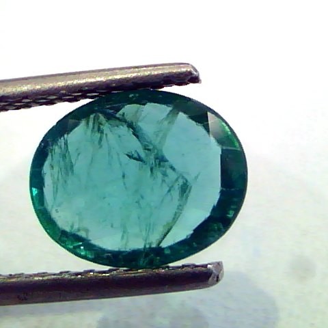 1.66 Ct Unheated Untreated Natural Zambian Emerald Panna Gemstones