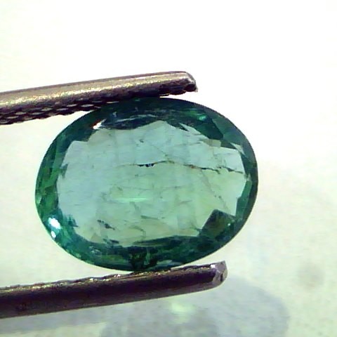 1.76 Ct Unheated Untreated Natural Zambian Emerald Panna AA