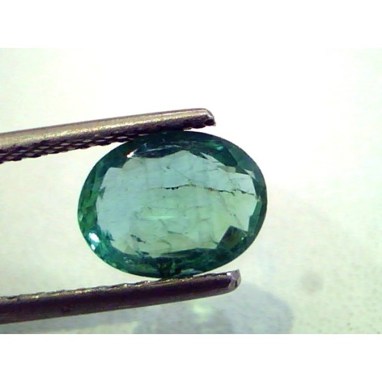1.76 Ct Unheated Untreated Natural Zambian Emerald Panna AA