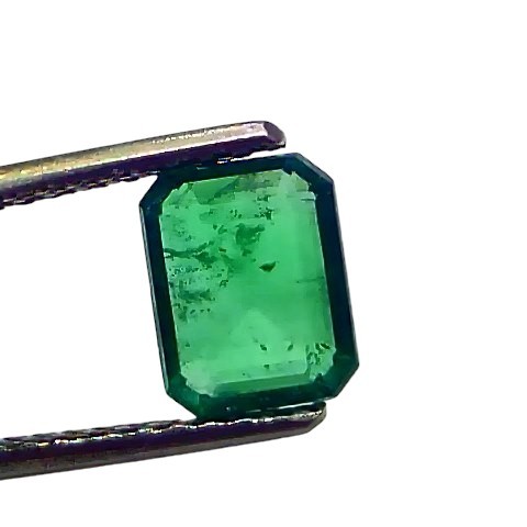1.75 Ct GII Certified Untreated Natural Zambian Emerald Panna AAA 1.75 Ct GII Certified Untreated Natural Zambian Emerald Panna AAA