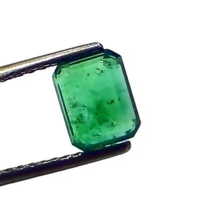 1.75 Ct GII Certified Untreated Natural Zambian Emerald Panna AAA 1.75 Ct GII Certified Untreated Natural Zambian Emerald Panna AAA