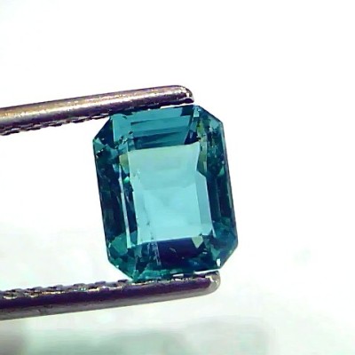 1.77 Ct GII Certified Untreated Natural Zambian Emerald Gemstone AAA