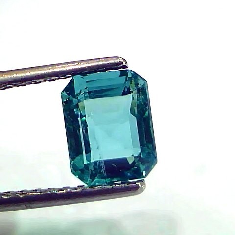 1.77 Ct GII Certified Untreated Natural Zambian Emerald Gemstone AAA