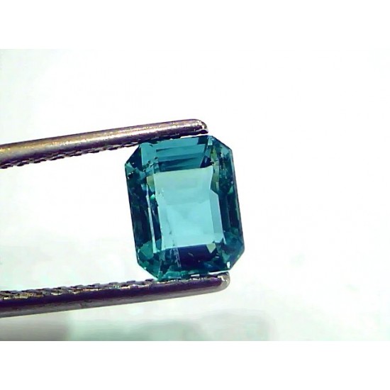 1.77 Ct GII Certified Untreated Natural Zambian Emerald Gemstone AAA