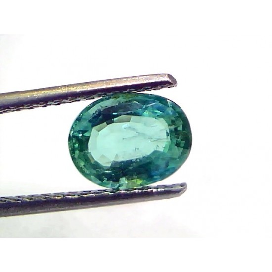 1.77 Ct GII Certified Untreated Natural Colombian Emerald Gemstone AAA