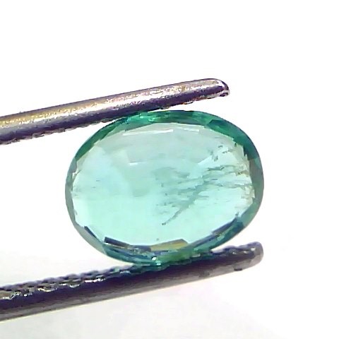 1.77 Ct GII Certified Untreated Natural Colombian Emerald Gemstone AAA