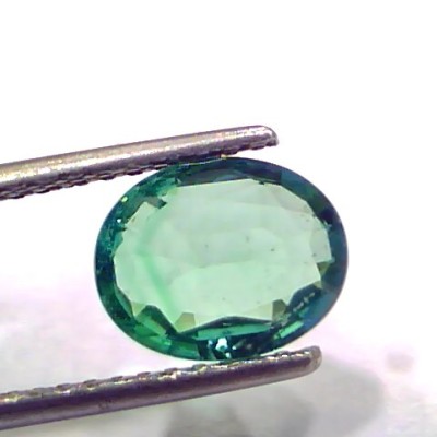1.79 Ct GII Certified Untreated Natural Zambian Emerald Gemstone AAAAA