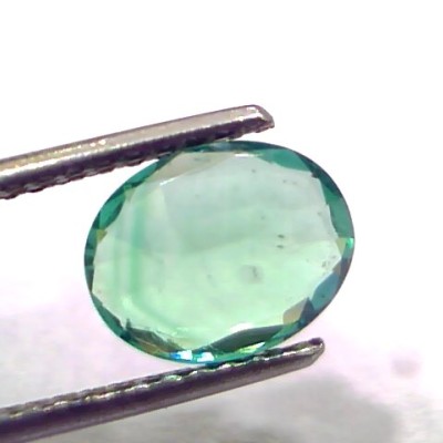1.79 Ct GII Certified Untreated Natural Zambian Emerald Gemstone AAAAA