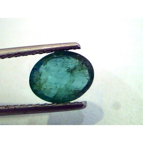 1.82 Ct Unheated Untreated Natural Zambian Emerald Panna