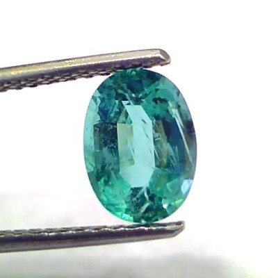 1.80 Ct GII Certified Untreated Natural Zambian Emerald Gemstone AAA