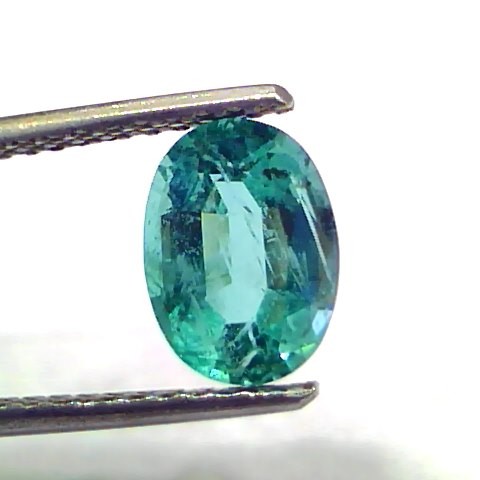 1.80 Ct GII Certified Untreated Natural Zambian Emerald Gemstone AAA