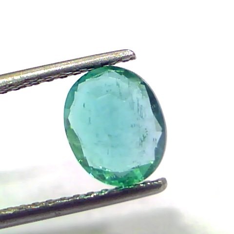 1.80 Ct GII Certified Untreated Natural Zambian Emerald Gemstone AA