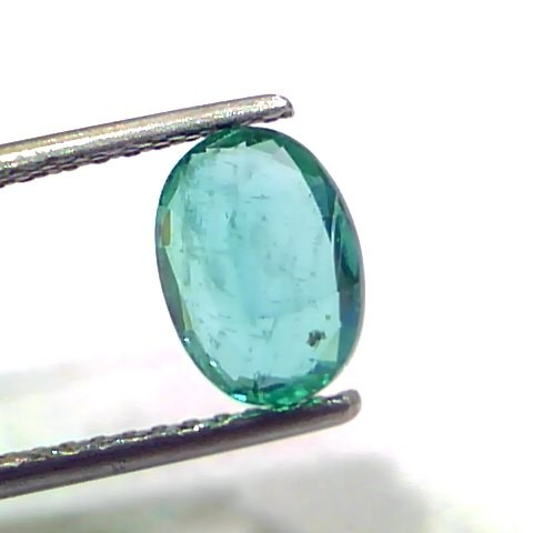 1.80 Ct GII Certified Untreated Natural Zambian Emerald Gemstone AAA