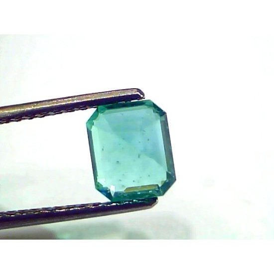 1.81 Ct IGI Certified Untreated Natural Zambian Emerald Gemstone AAA