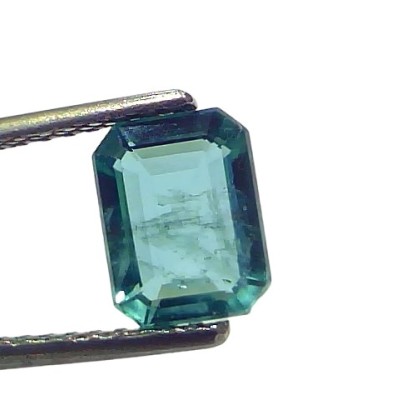 1.84 Ct Certified Untreated Natural Zambian Emerald Panna Gemstone 1.84 Ct Certified Untreated Natural Zambian Emerald Panna Gemstone