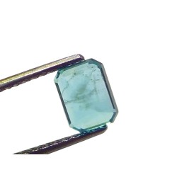 1.84 Ct Certified Untreated Natural Zambian Emerald Panna Gemstone 1.84 Ct Certified Untreated Natural Zambian Emerald Panna Gemstone