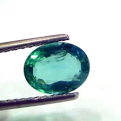 1.83 Ct GII Certified Untreated Natural Zambian Emerald Gemstone AAA