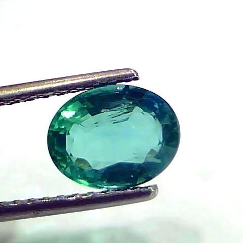 1.83 Ct GII Certified Untreated Natural Zambian Emerald Gemstone AAA