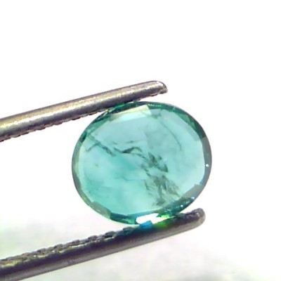 1.83 Ct GII Certified Untreated Natural Zambian Emerald Gemstone AAA