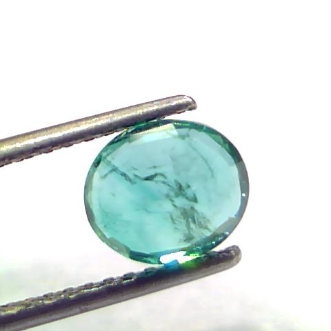 1.83 Ct GII Certified Untreated Natural Zambian Emerald Gemstone AAA