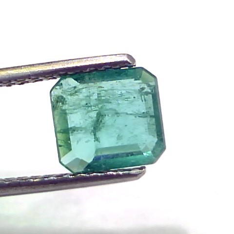 1.86 Ct Untreated Natural Zambian Emerald Gemstone Panna Gems