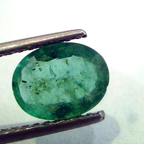 1.87 Ct Unheated Untreated Natural Zambian Emerald Panna Gemstones