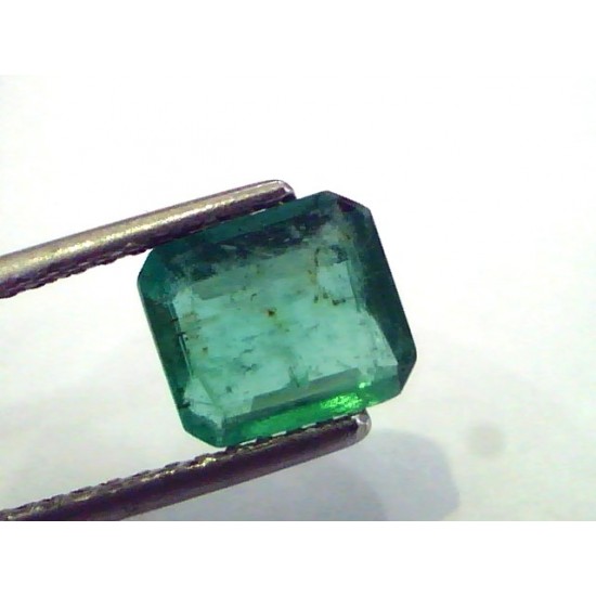 1.88 Ct Unheated Untreated Natural Zambian Emerald AAA