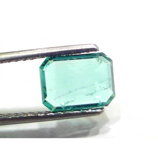 1.86 Ct GII Certified Untreated Natural Zambian Emerald Gems AAAAA
