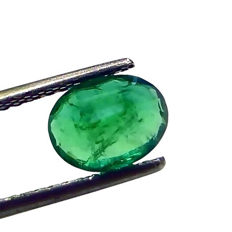 1.88 Ct GII Certified Untreated Natural Zambian Emerald Panna AAA 1.88 Ct GII Certified Untreated Natural Zambian Emerald Panna AAA