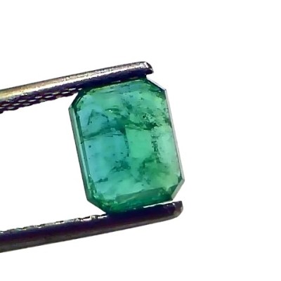 1.89 Ct GII Certified Untreated Natural Zambian Emerald Panna AAA 1.89 Ct GII Certified Untreated Natural Zambian Emerald Panna AAA