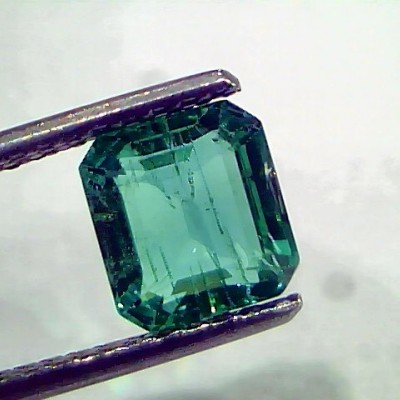 1.89 Ct IGI Certified Untreated Natural Zambian Emerald Gems AAA