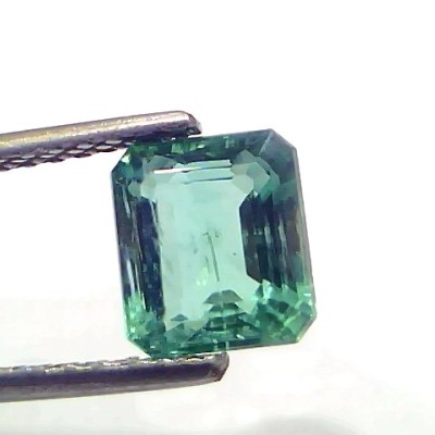1.90 Ct GII Certified Untreated Natural Zambian Emerald Gemstone AAAAA