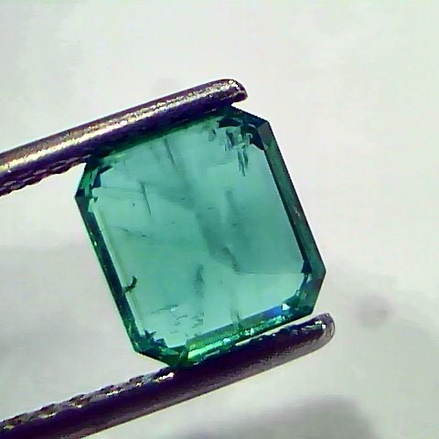 1.89 Ct IGI Certified Untreated Natural Zambian Emerald Gems AAA