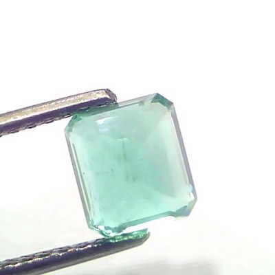 1.90 Ct GII Certified Untreated Natural Zambian Emerald Gemstone AAAAA