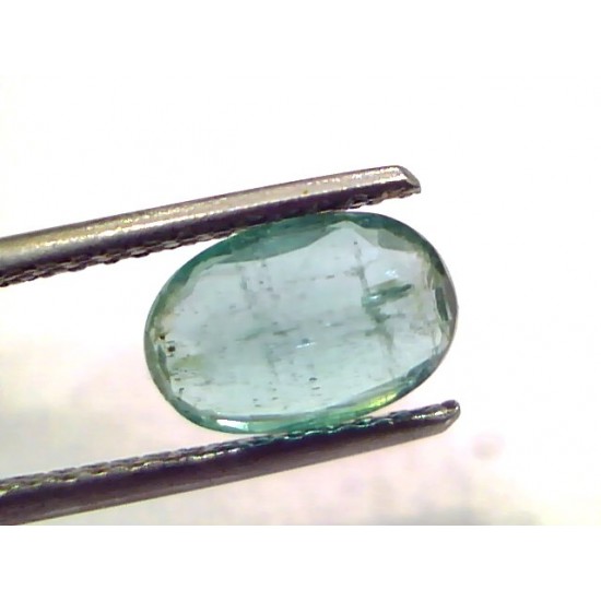 1.79 Ct Untreated Natural Zambian Emerald Gemstone Panna Gemstone