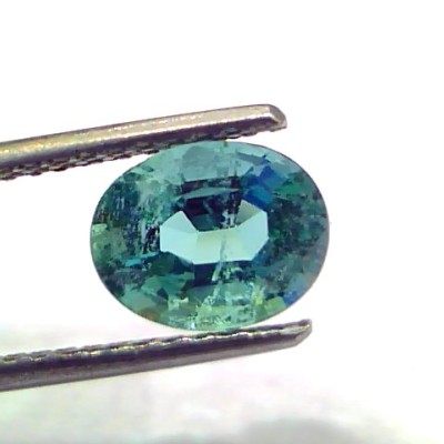 1.91 Ct GII Certified Untreated Natural Zambian Emerald Gemstone AAA